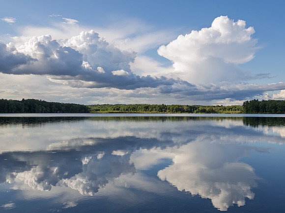 Pond Cloud Reflections