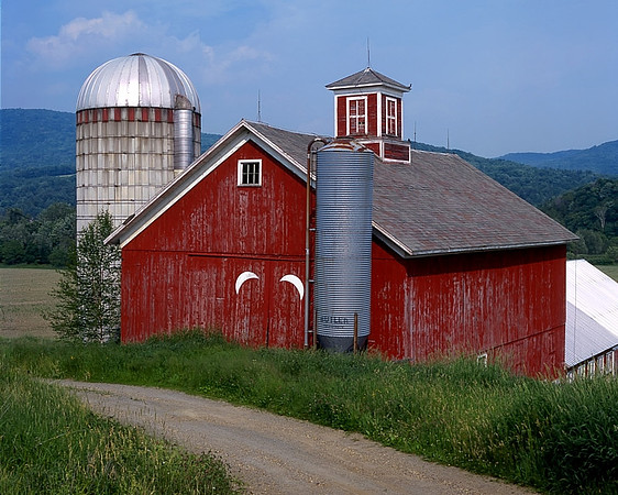 Spring Farm Scene