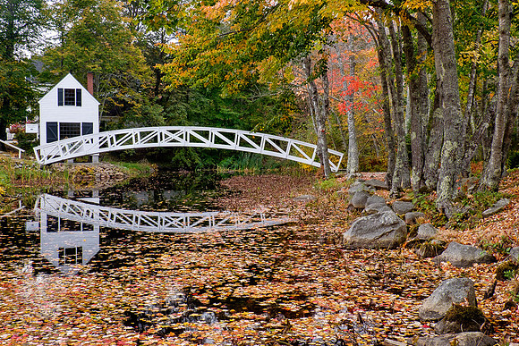 Somesville Bridge Fall Reflections
