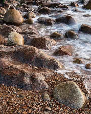 Surf and Rocks Back Shore