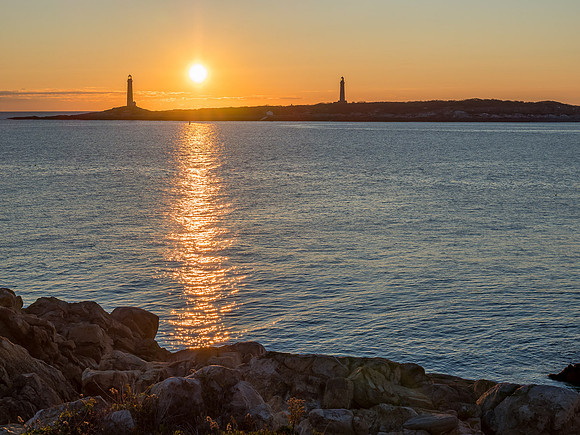 Twin Lights Sunrise