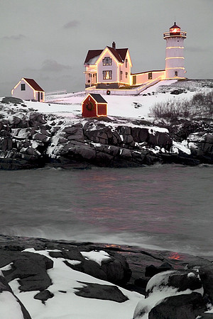 Nubble Light Christmas