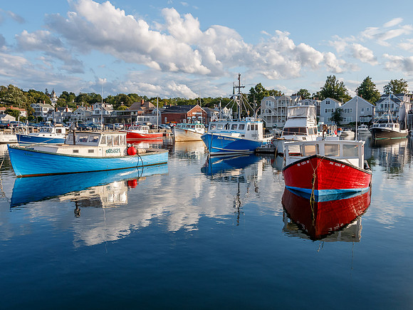 Rockport Harbor Reflections