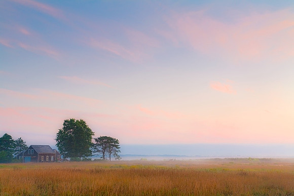 Sunrise Fog Plum Island